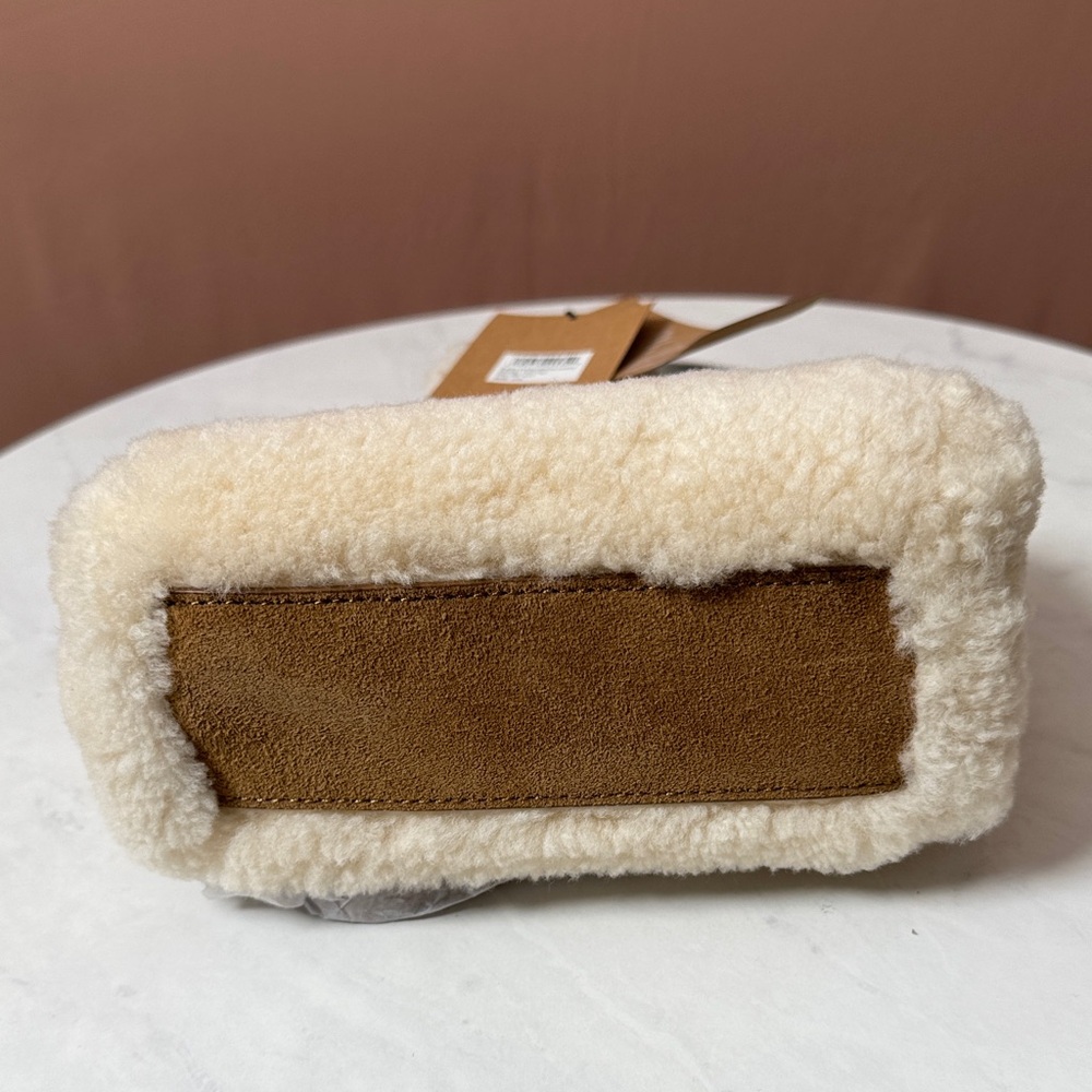 Telfar X UGG Cream Shearling Mini Bag - Picture 5 of 7